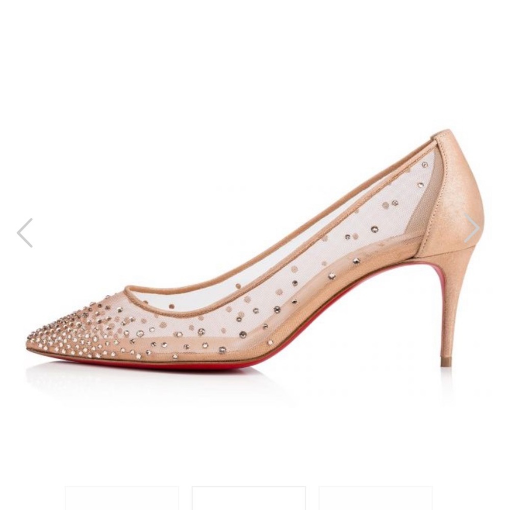 Christian Louboutins Follies Strass 70mm